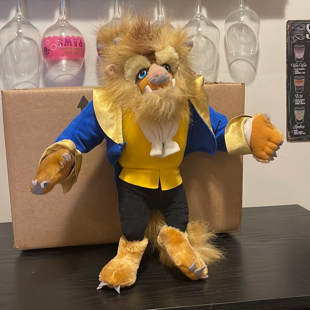 Disney the beast plush from beauty and the beast